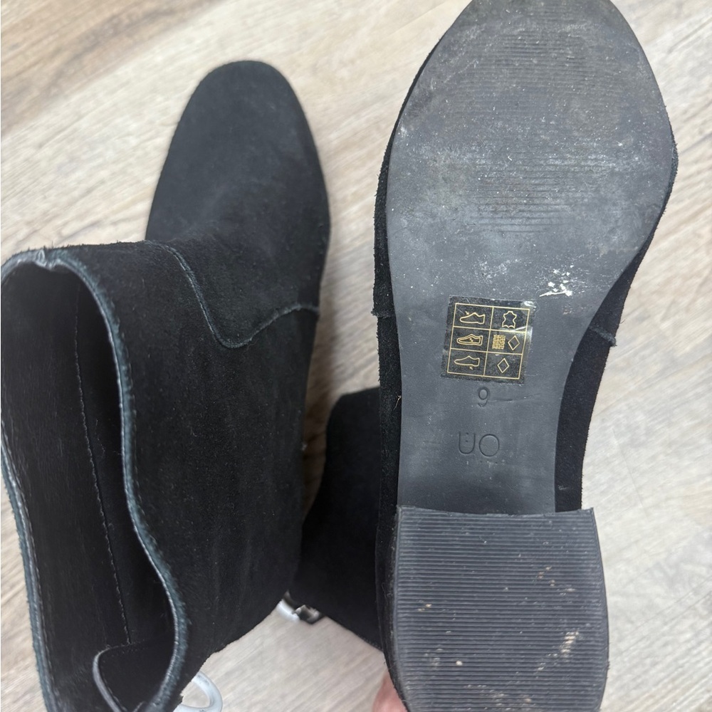 Urban Outfitters Black Suede Women's Boots Size 9 - Picture 4 of 5